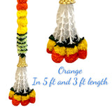 2 strings artificial marigold flowers garland bandhanwar