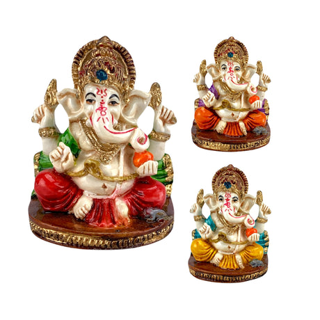Acrylic ganesh statue 2.25 inch hindu lord ganesha mini