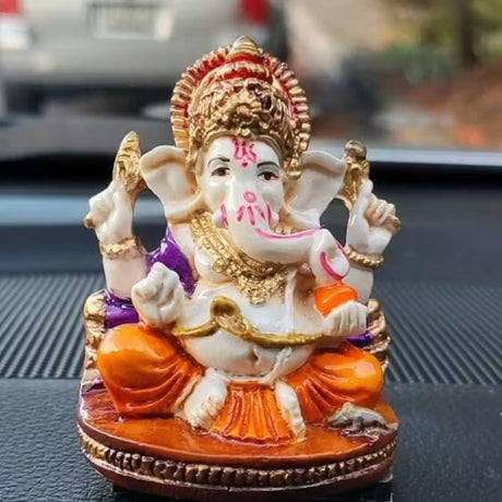 Acrylic ganesh statue 2.25 inch hindu lord ganesha mini