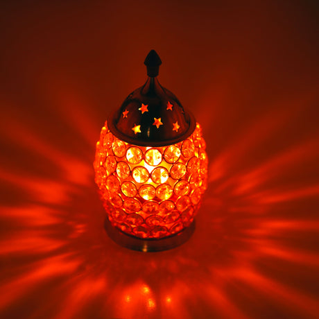 Crystal diya lamp akhand jyot oil decorative diwali diyas
