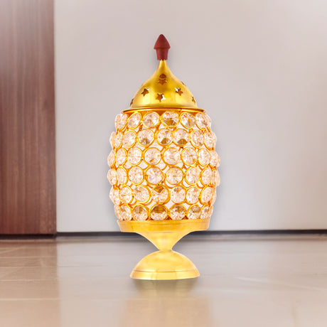 Crystal diya lamp akhand jyot oil decorative diwali diyas