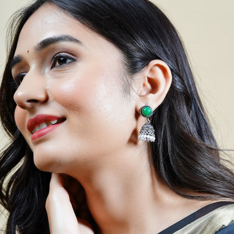 Indian earrings bollywood for women jhumka / jhumki