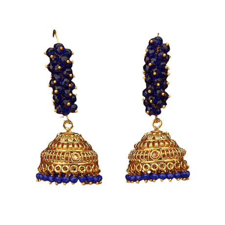 Indian earrings bollywood jhumka wedding traditional party