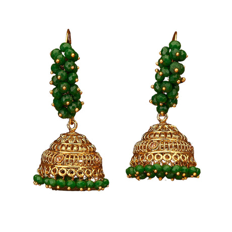 Indian earrings bollywood jhumka wedding traditional party