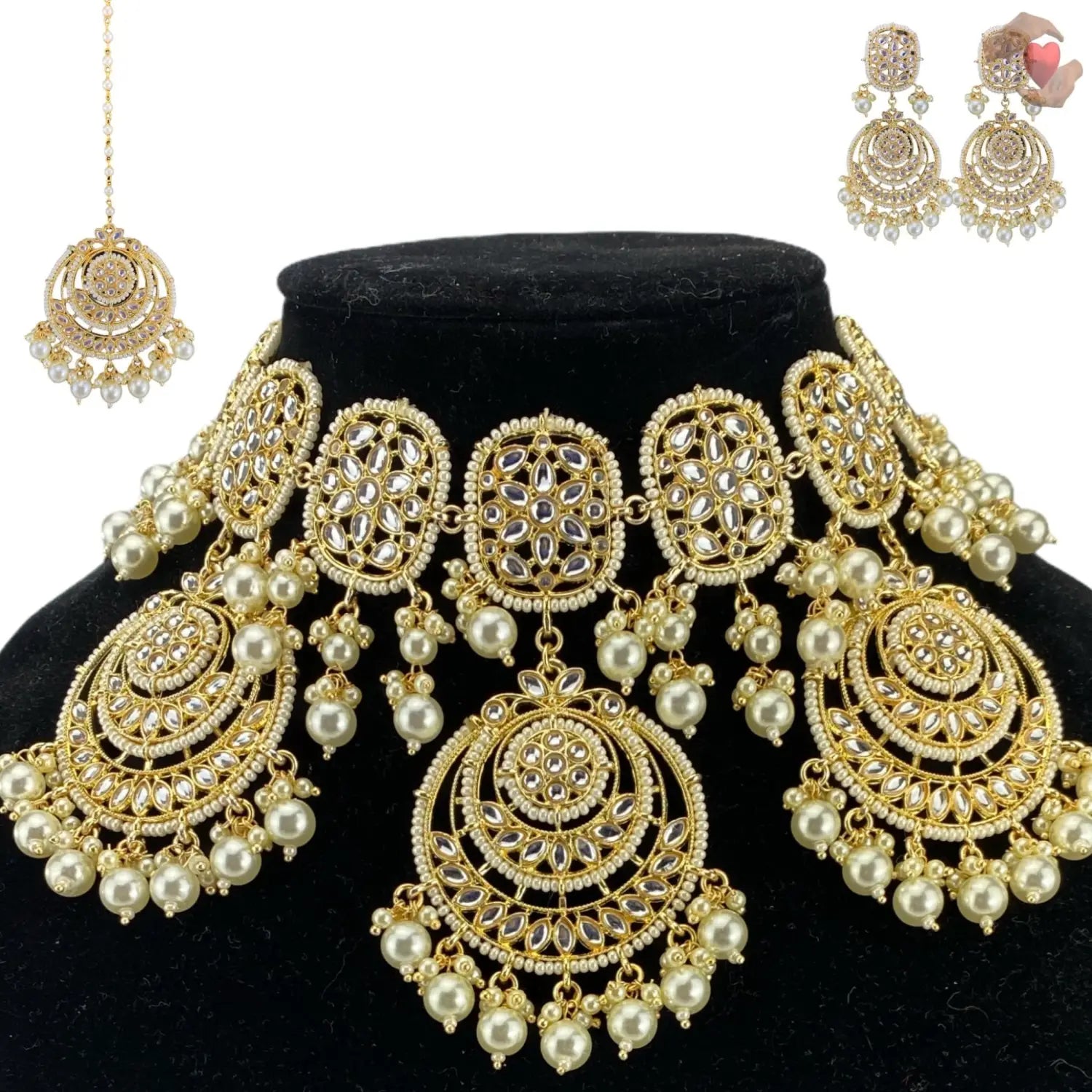 Indian Jewelry Set necklace & earrings Collection