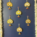 10 ct. Lotus hangings for home decor backdrop hanging