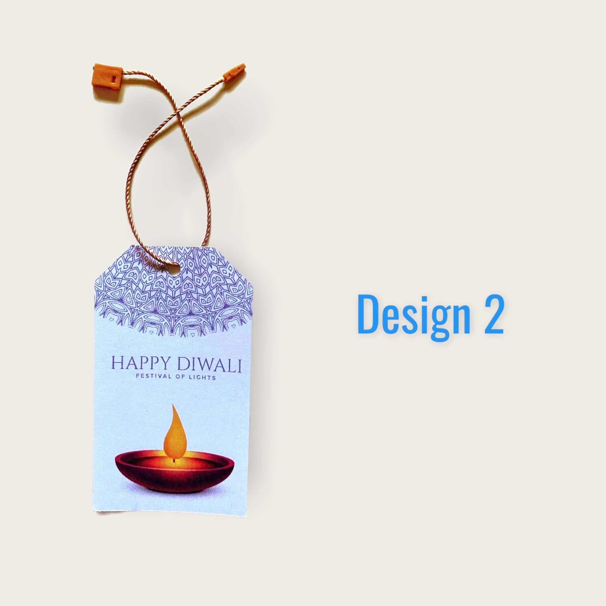 10 Printed Happy Diwali Gift Tags For Gifts Bags Deewali