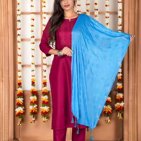 Lycra dupatta for women plain scarf shawl wrap soft indian