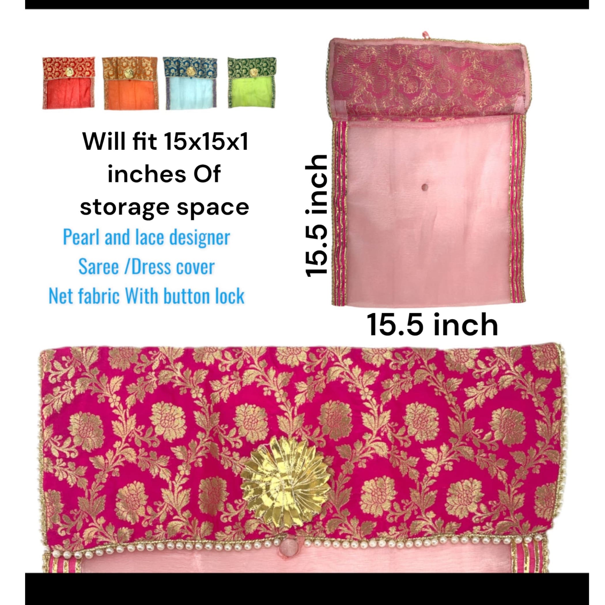 2 pcs sari bags saree lehnga cover storage bag india indian