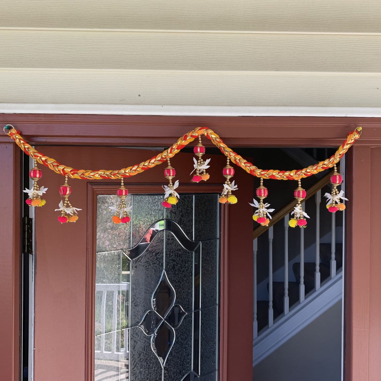 36 inches indian door toran ethnic multicolor hanging