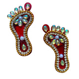 Acrylic laxmi feet deewali decor lakshmi pagh pooja favor