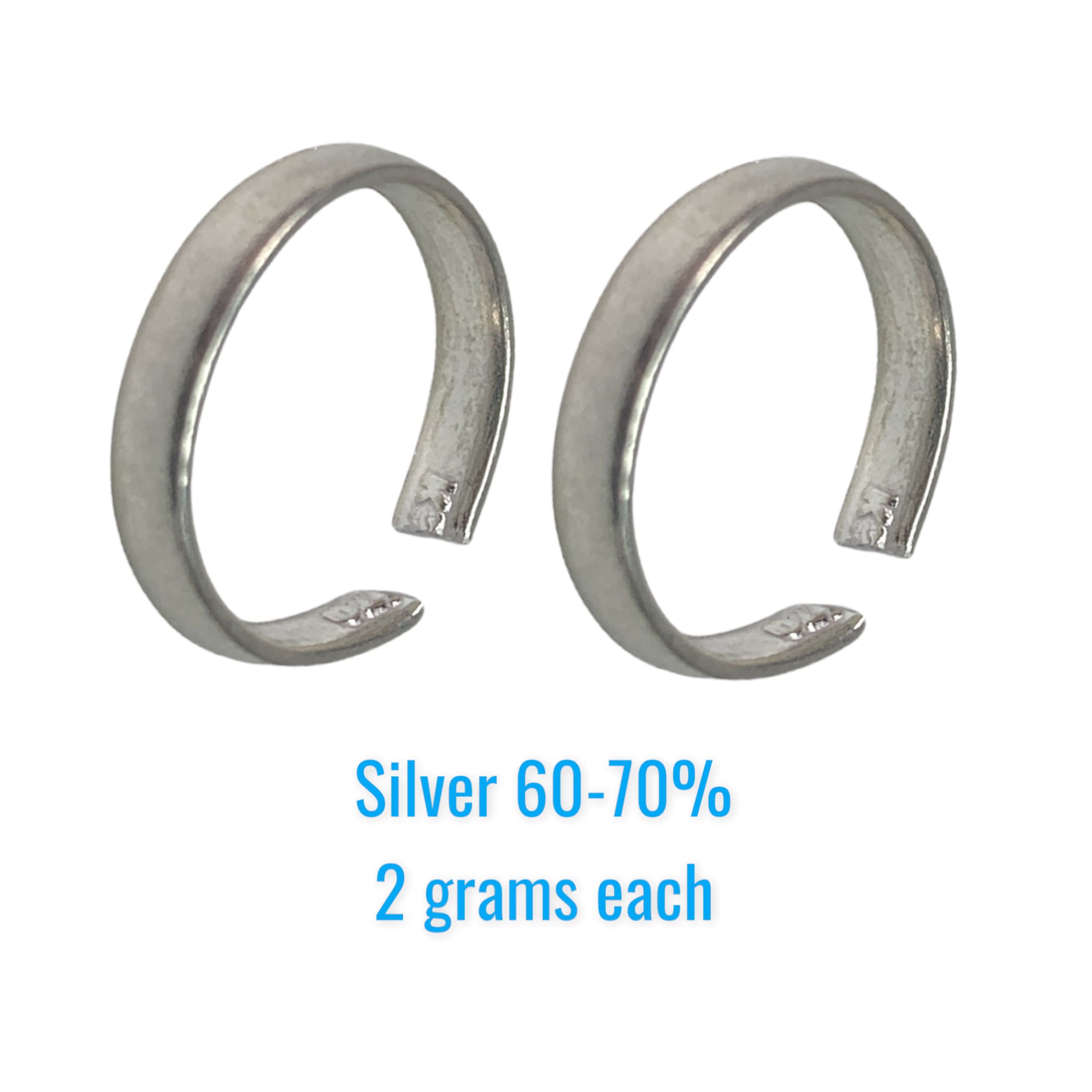 Adjustable solid indian bichua bichiya real silver toe rings
