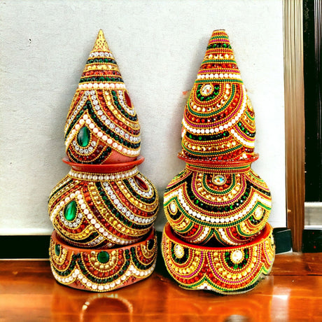 Artificial mangal kalash decorative nariyal pooja coconut