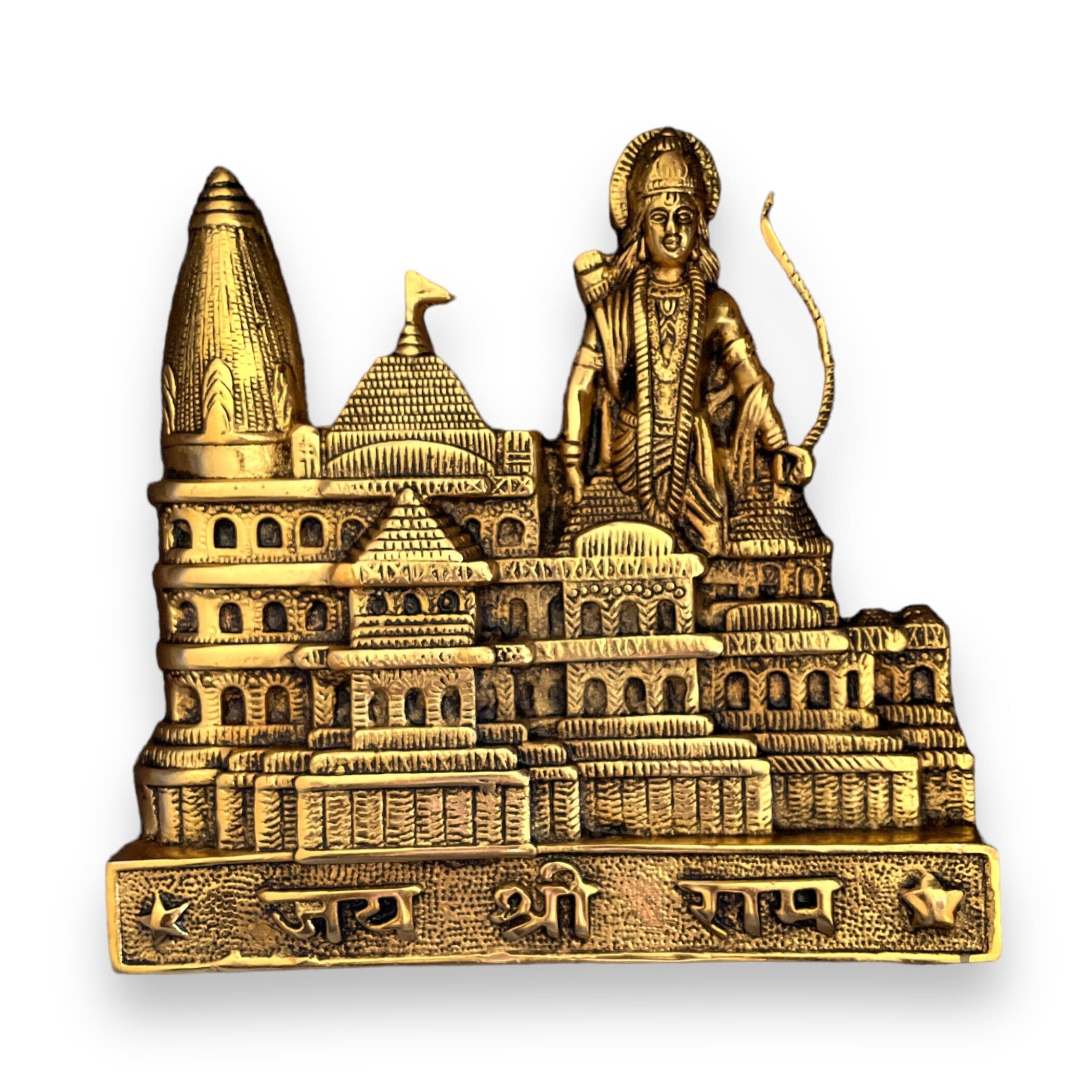 Ram mandir ayodhya model shree janmbhumi alloy metal temple