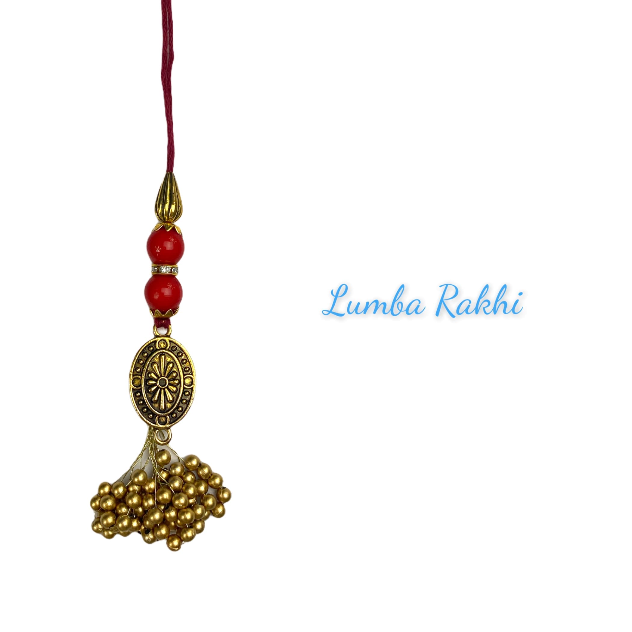 Bead Lumba Designer Rakhi For Brother Gift Hamper Bhai And