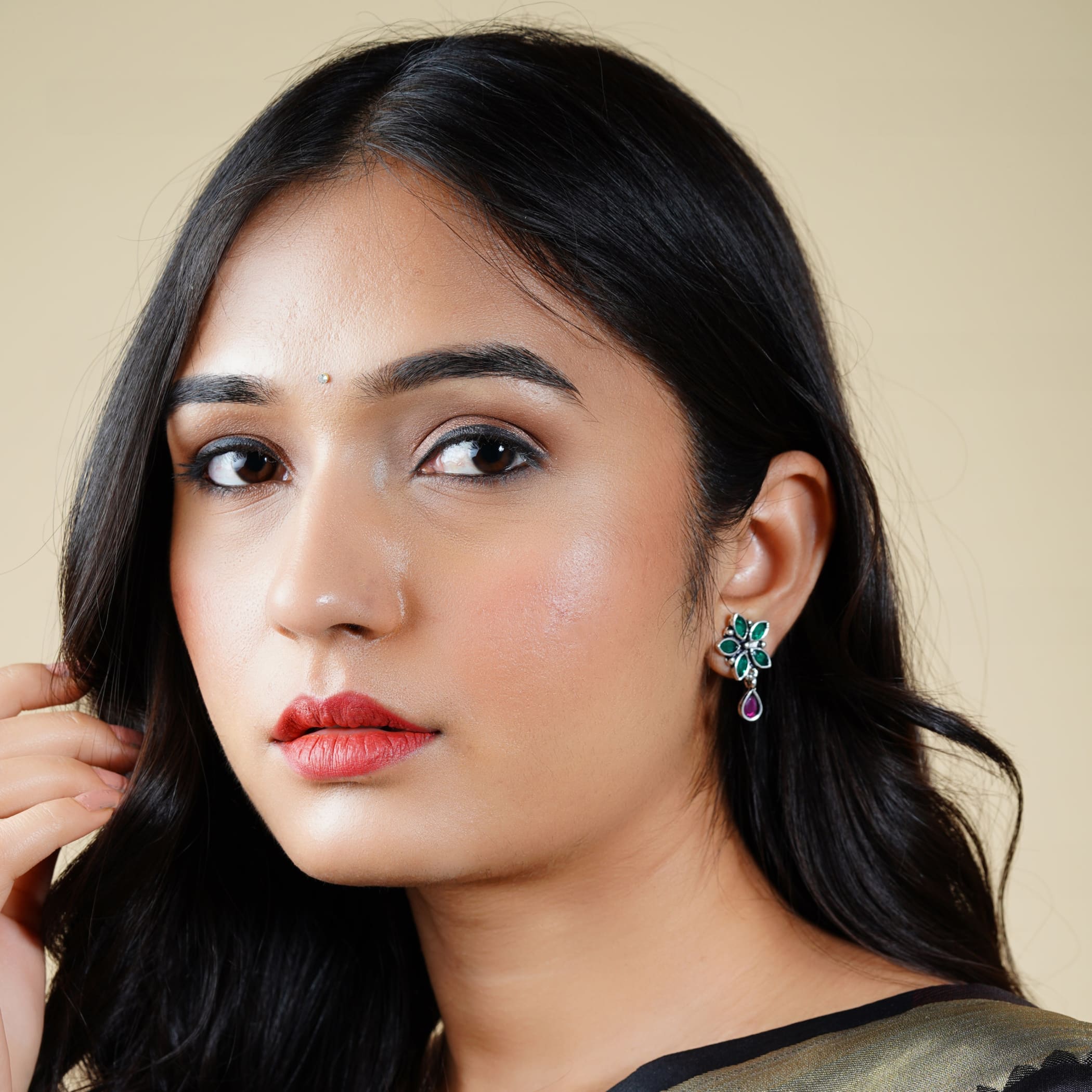Indian stud earrings for women boho earring ear bollywood