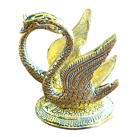 Brass metal swan duck shape tissue holder - beautiful