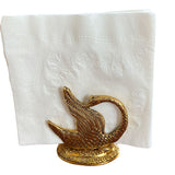 Brass metal swan duck shape tissue holder - beautiful