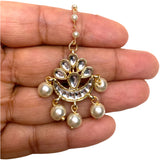 Chand tikka with gold plating indian traditional maang