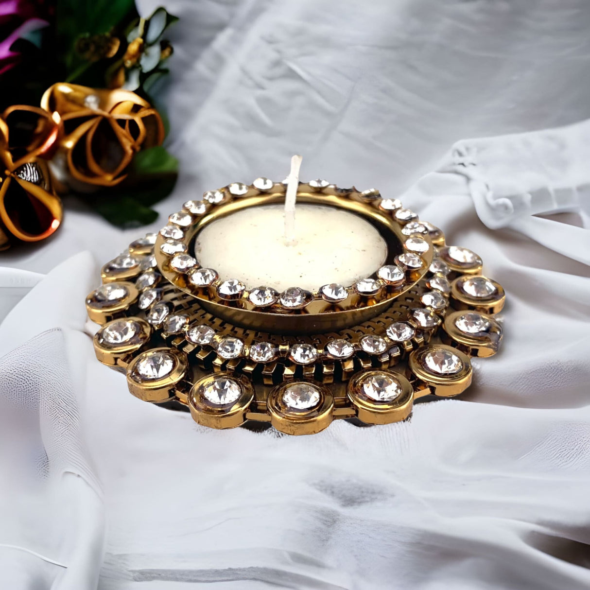 Candle holder t - light stand tealight diwali diya holders