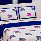 100% cotton sheets elephant printed premium bedsheet soft