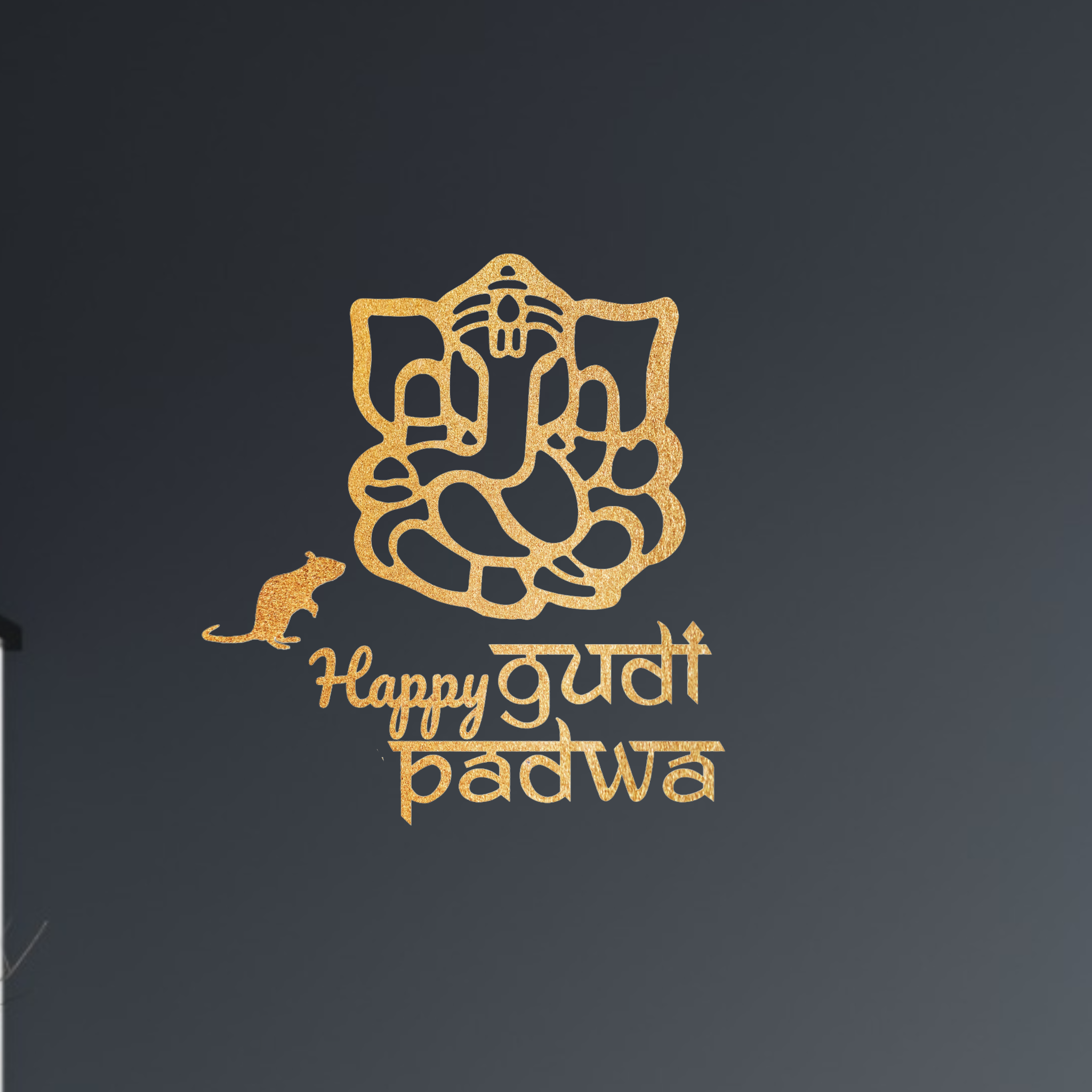 Happy Gudi Padwa in USA Cutout | Lovenspire