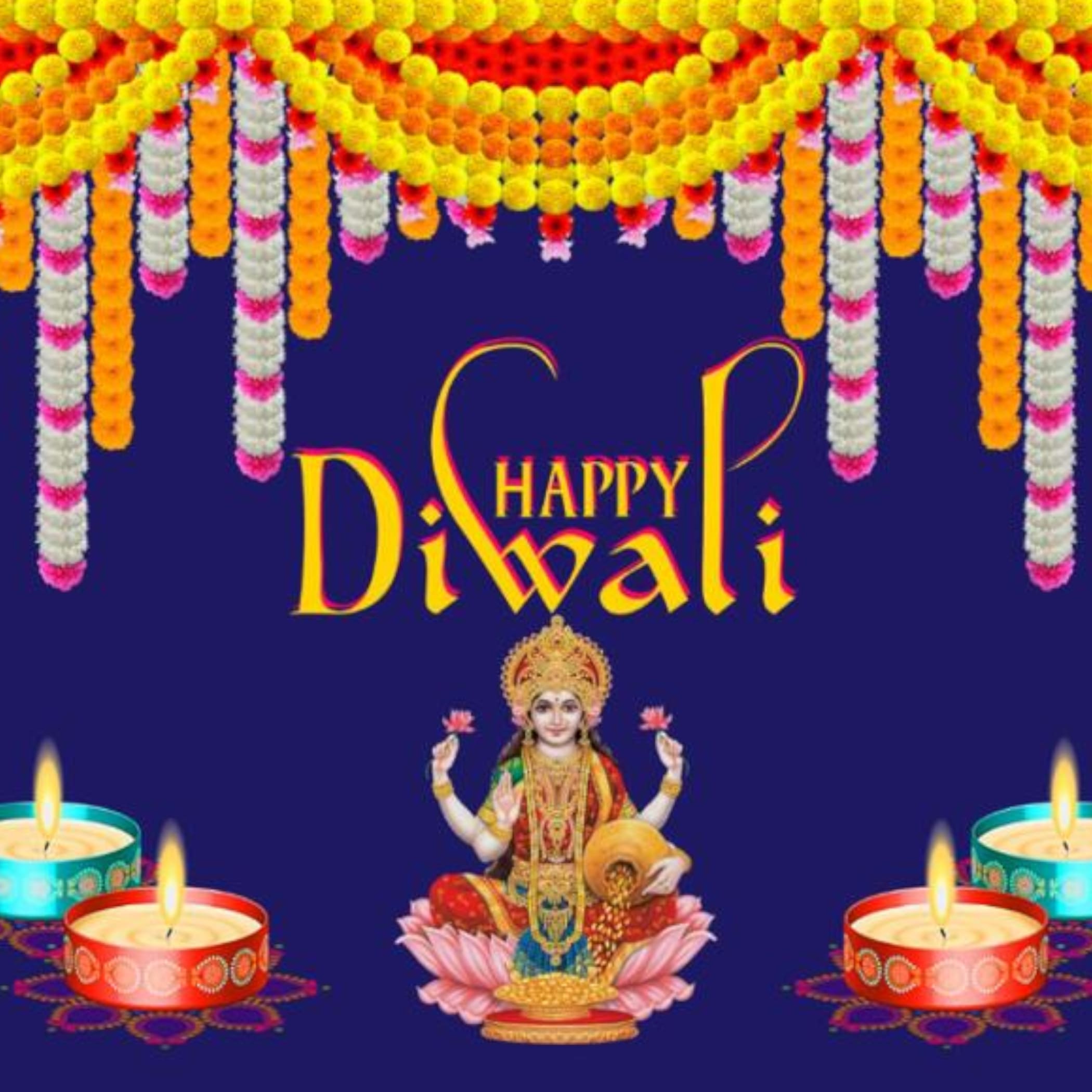 Happy diwali banner decoration decor backdrop cloth indian