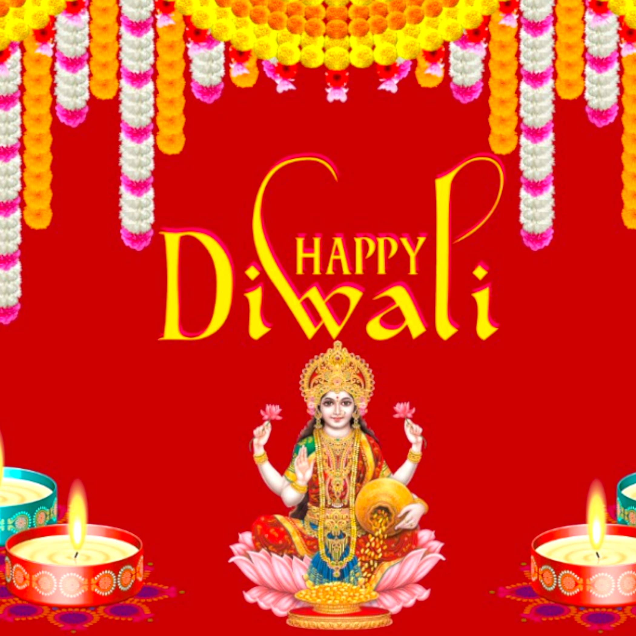 Happy diwali banner decoration decor backdrop cloth indian