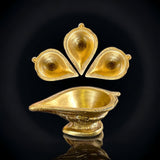 Indian handcrafted brass diya diwali gift lamp deewali