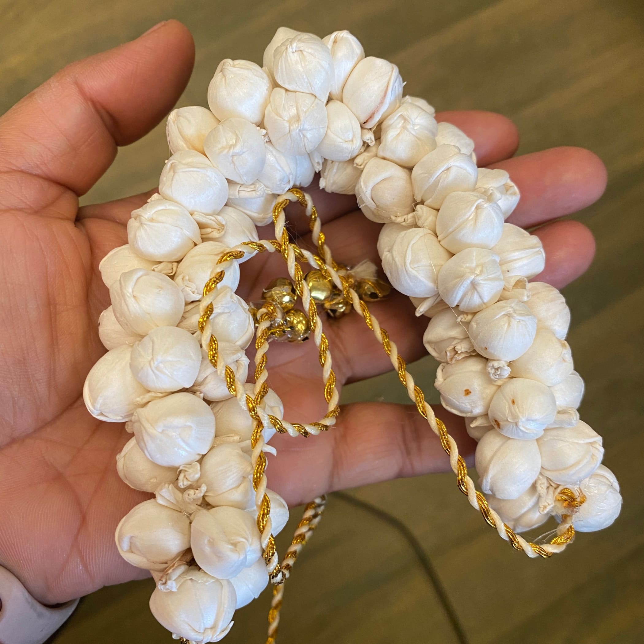 Jasmine gajra hair accessory veni flower jewelry wedding
