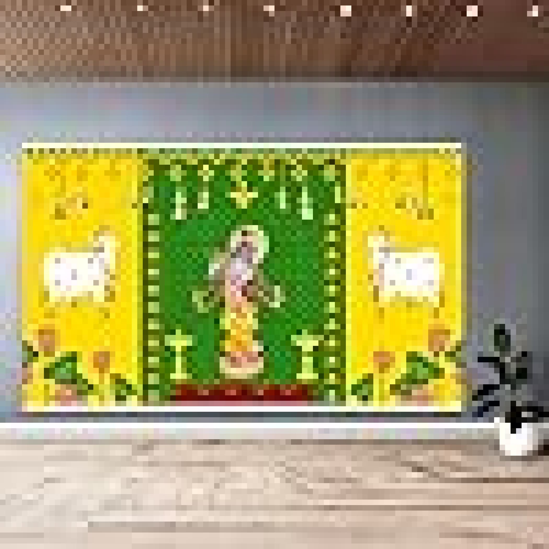 Krishna with cow backdrop indian traditional cloth 5x8 feet