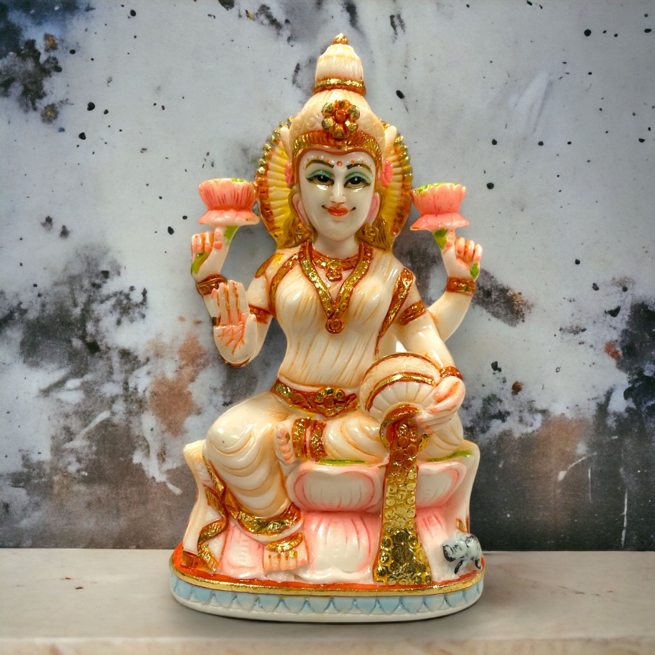 Laxmi and ganesha idol pair altar deity ganesh ganapati