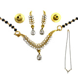 Mangalsutra with earring jewerly set necklace chain