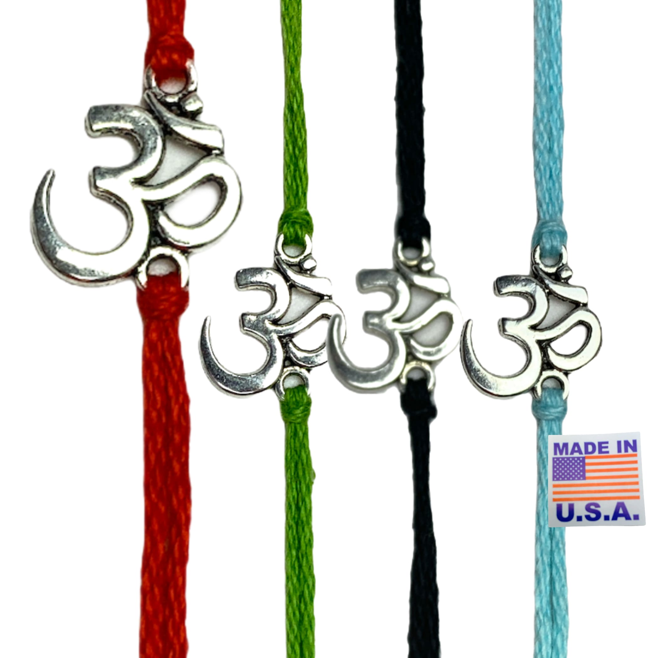 Om Raksha Bandhan Rakhi Memorial Bracelet Red Thread Hindu