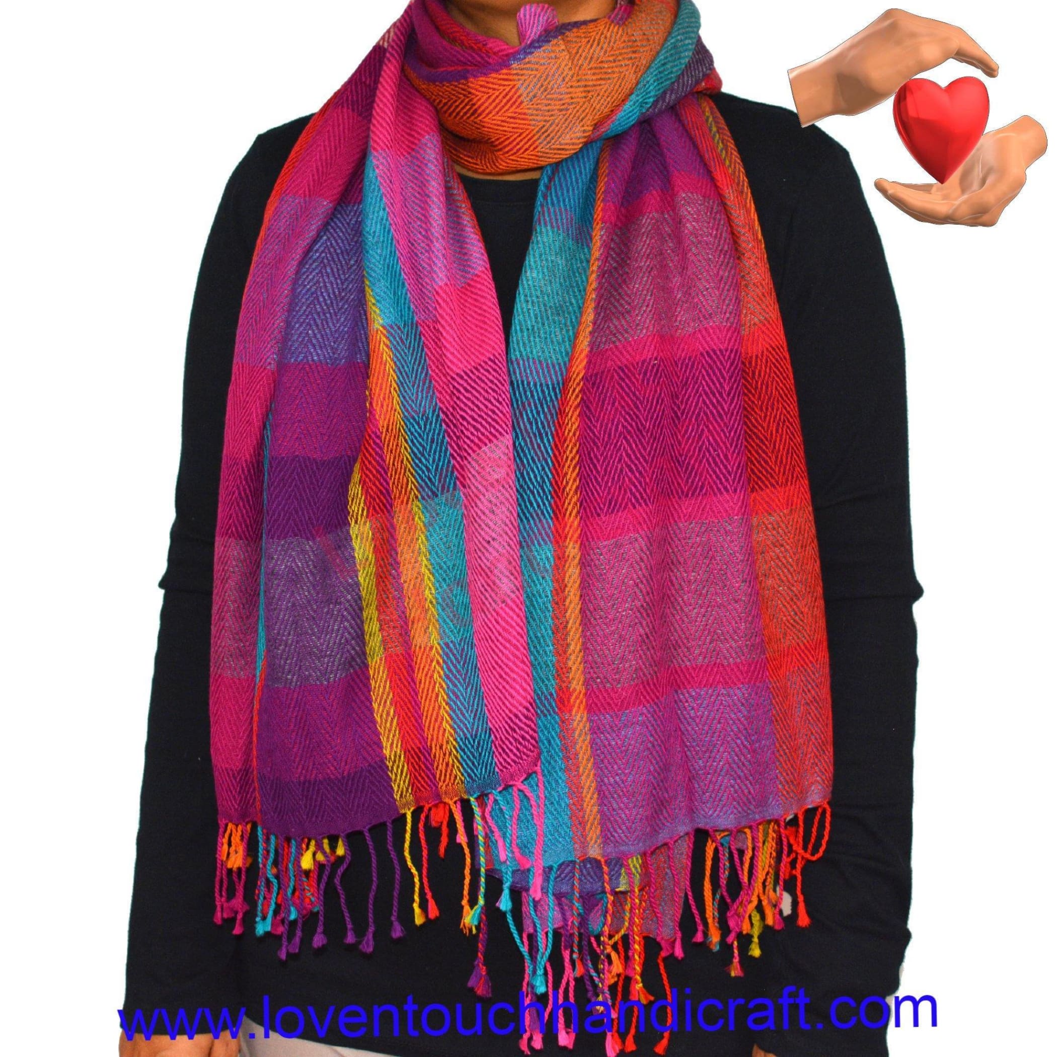 Pashmina shawl soft wool wrap gift for her christmas &