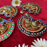 Peacock bulk haldi kumkum thali holder decorative roli