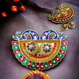 Peacock bulk haldi kumkum thali holder decorative roli