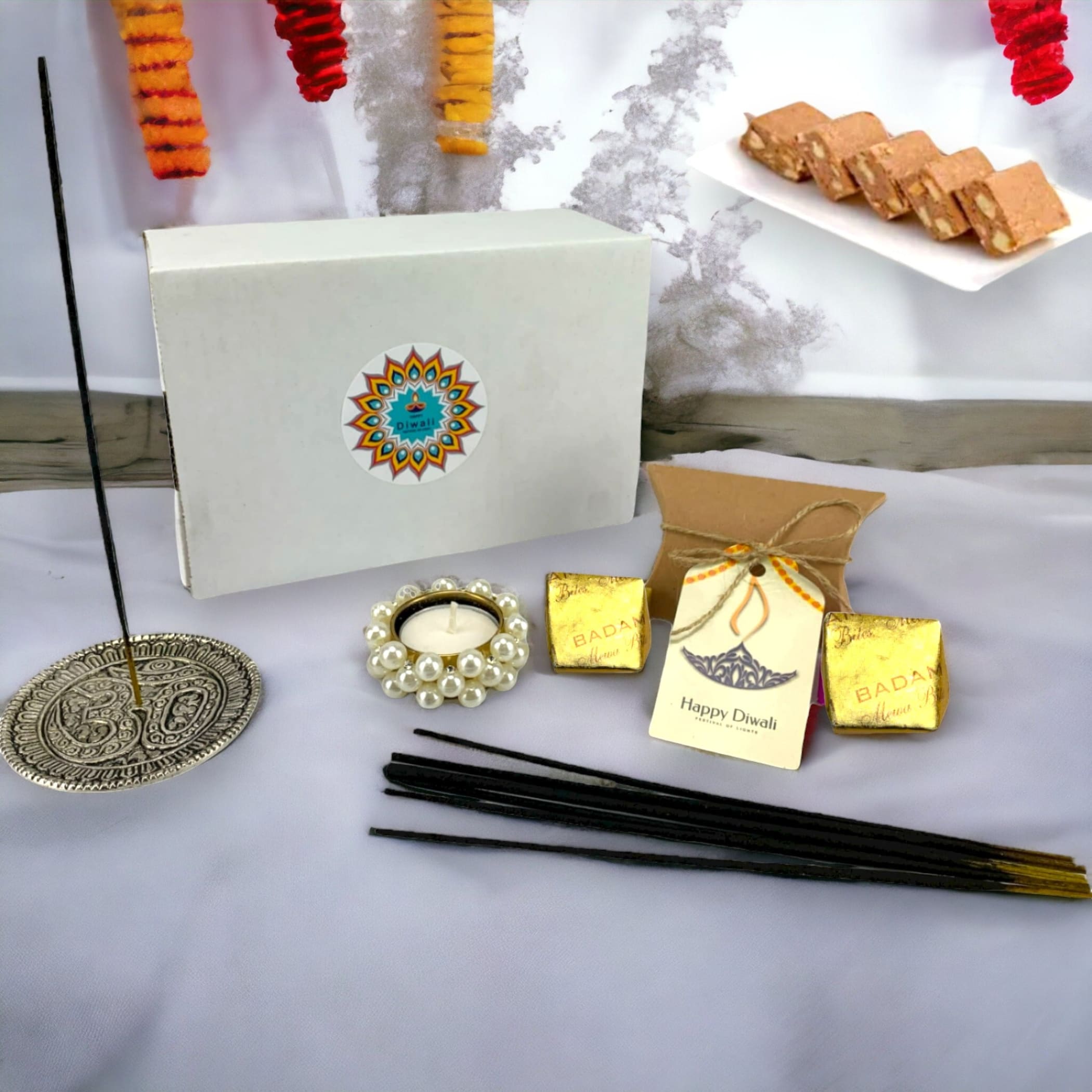 Personalized diwali gifts hamper indian gift boxes navratri