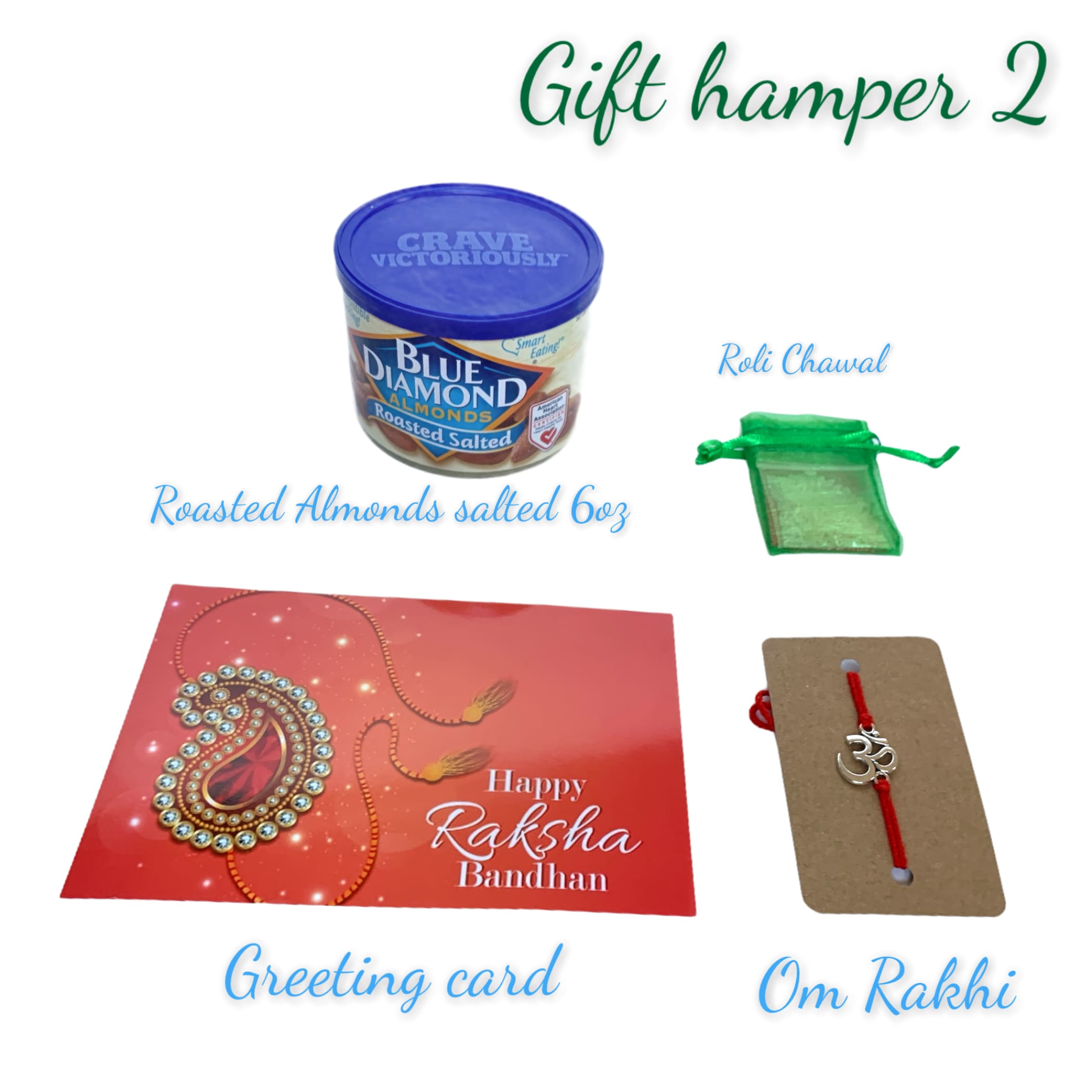 Personalized rakhi gift hamper for brother om raksha bandhan