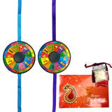 Pin wheel rakhi brother and sister – rakshabandhan hindu