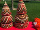 Artificial Mangal Kalash Decorative Nariyal Pooja Kalash Coconut Lota Set Laxmi Ganesha Puja Favor Handicraft Indian Wedding Kalash Temple Item Housewarming Gift