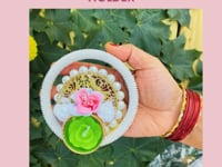 Pearl Tealight, Diwali Candle Holder, Diwali Decoration, Boho Decor, Diwali Present, Navrathri Varalaxmi Wedding, Pooja Return Gift, Housewarming Diya
