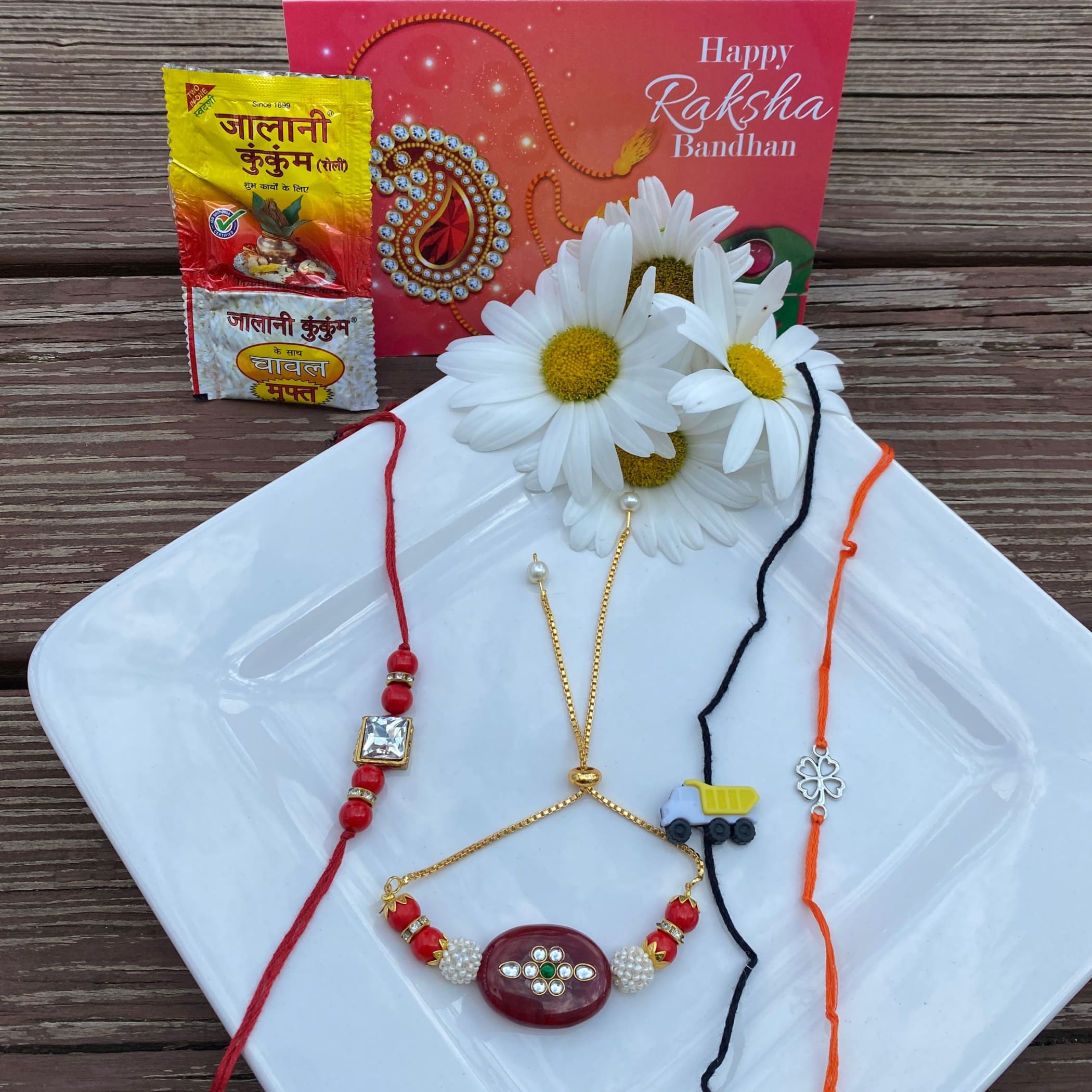 Rakhi hamper gift for family brother set raksha bandhan