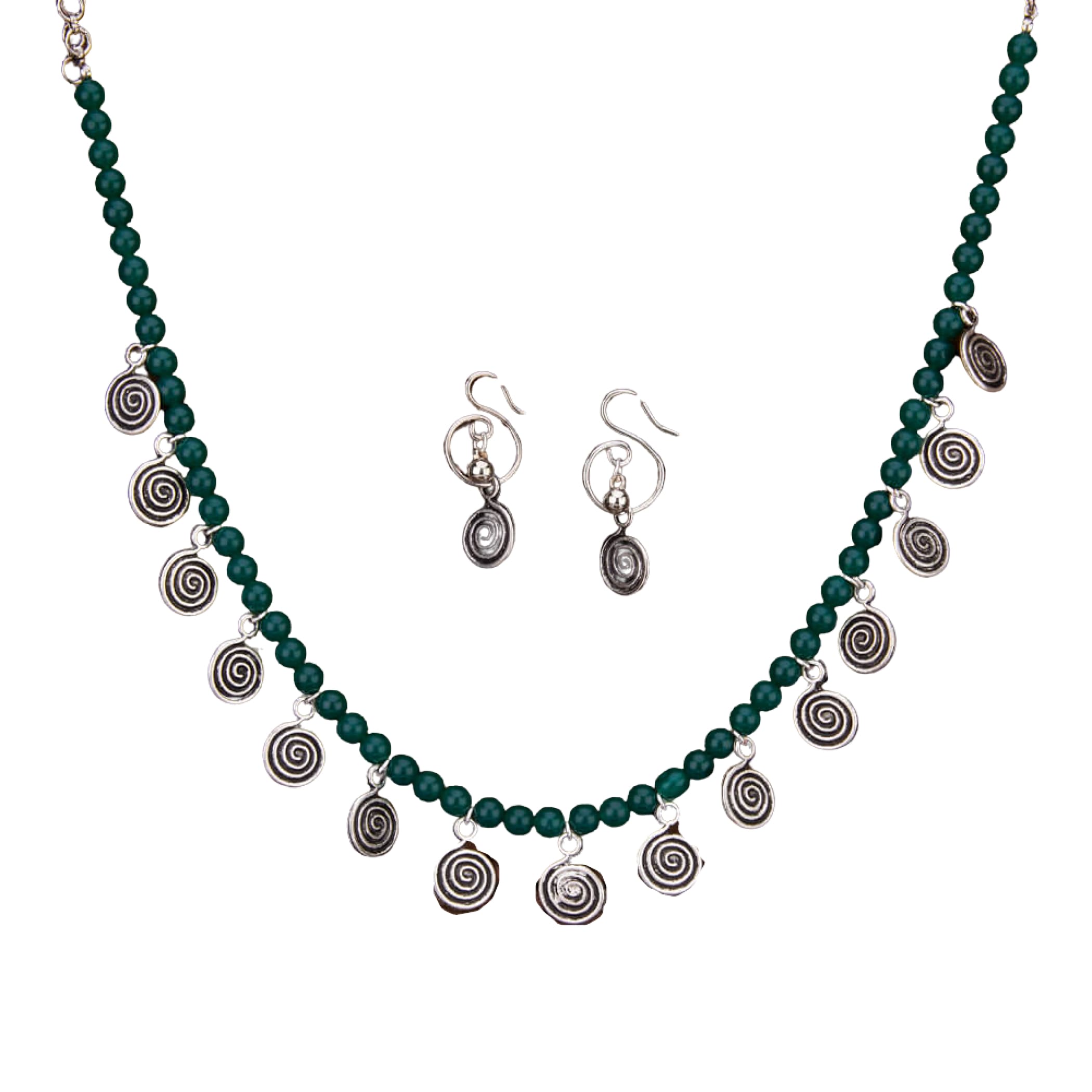 South Indian Oxidized Plating Jewelry Set – Traditional
