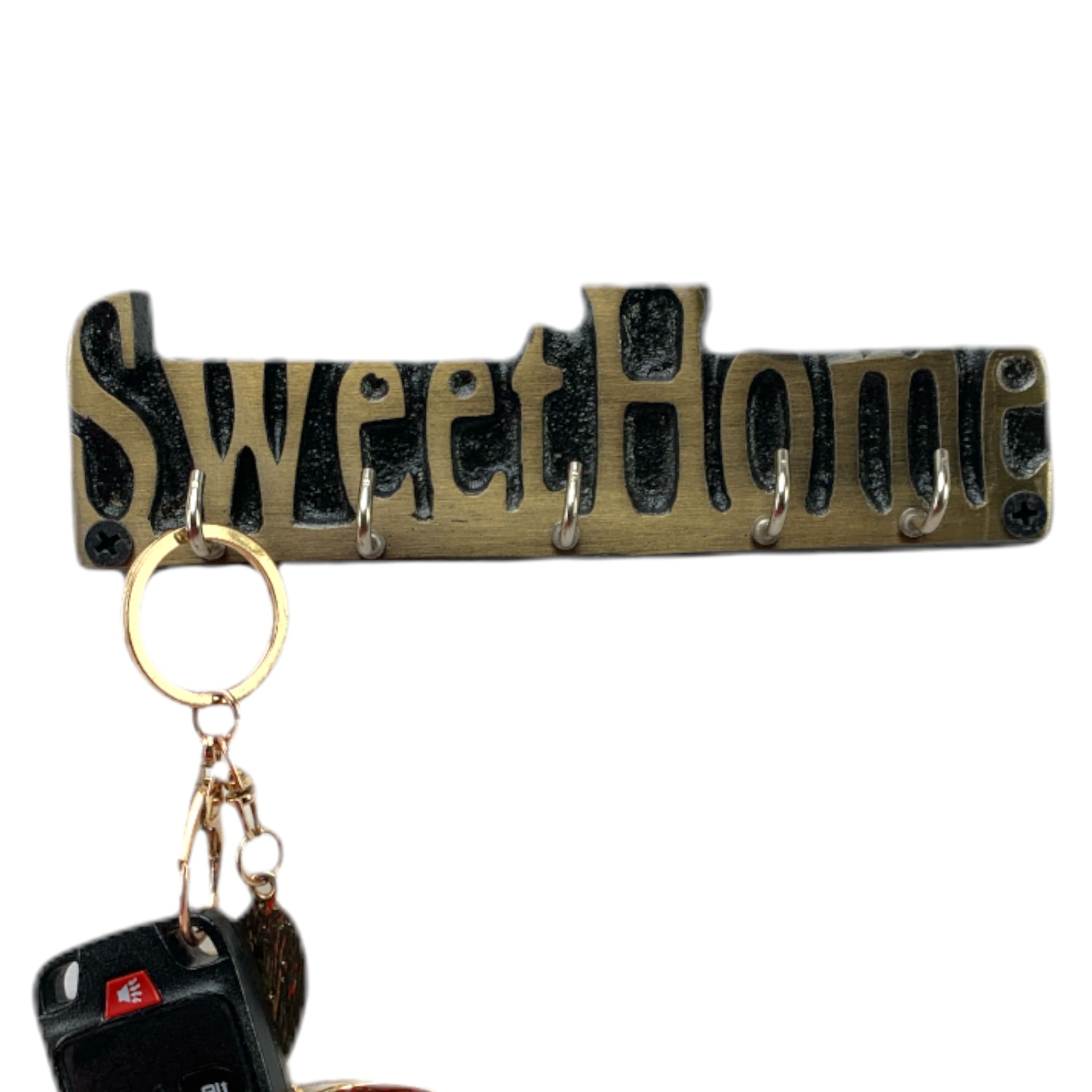 Sweet Home Keychain Pill Wall Key Holder Hooks Rack