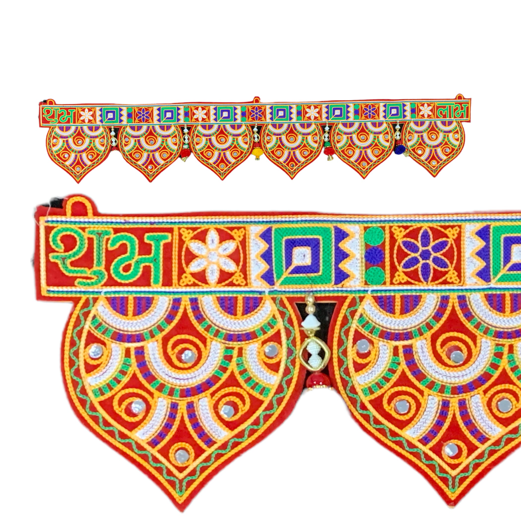 Indian door pan toran ethnic febric hanging valance