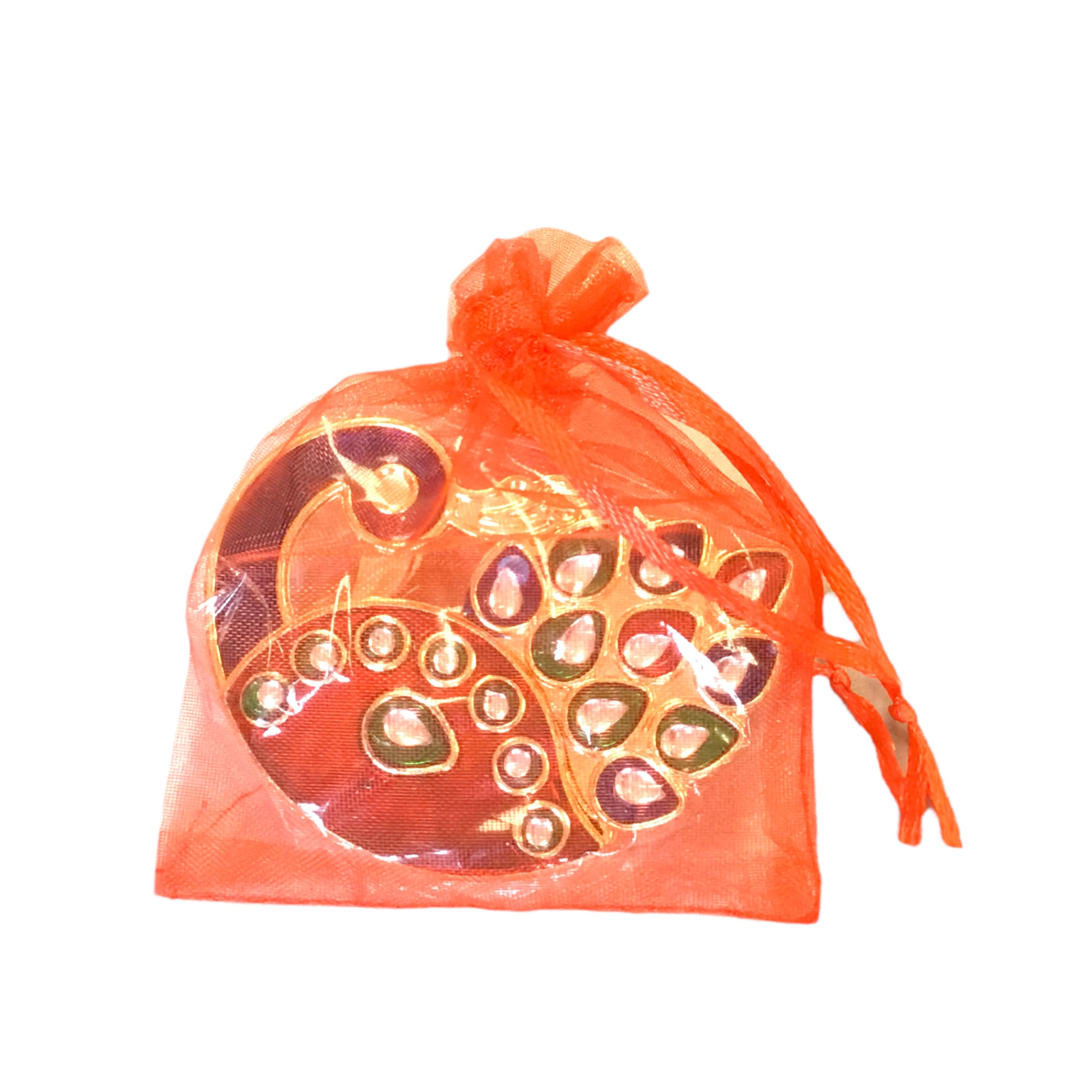 10 pack peacock bulk haldi kumkum thali holder pooja return
