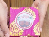 Pongal Gift Boxes, Candle Holder Ugadi Gift Box Hamper Basket, For Employees, Home Office Friends , Family & Relatives
