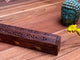 Wood Incense Stick Holder Handmade Rosewood Holder Fragrance Burner Tray Agarbatti Dhoop Ash Catcher Conical Box Shape Incense Holder For Temple Decor