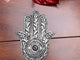 Handshaped Aluminium Silver Incense Stick Holder Agarbatti And Dhoop Ash Catcher Mess Free Incense Burner Tray For Temple Room Decoration Housewarming Gift